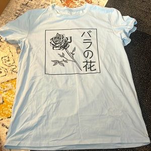 Blue rose sleepshirt